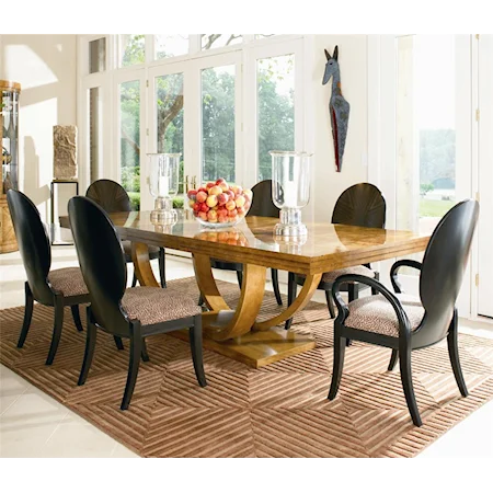 78" Dining Table with Two Removable Leaves